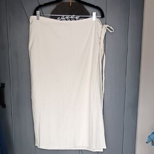 Chic Asymmetrical Cream Skirt